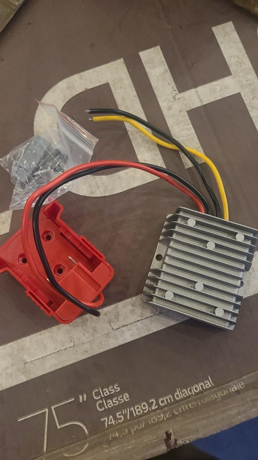 18v to 12v Step Down Converter for Milwaukee M18 Power Wheels Battery Adapter