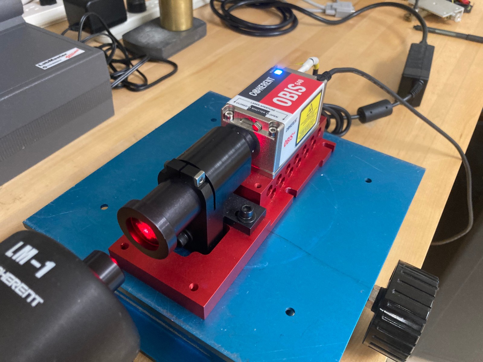 Coherent OBIS LX 640-100C laser – 100% tested condition! 588 hours complete !