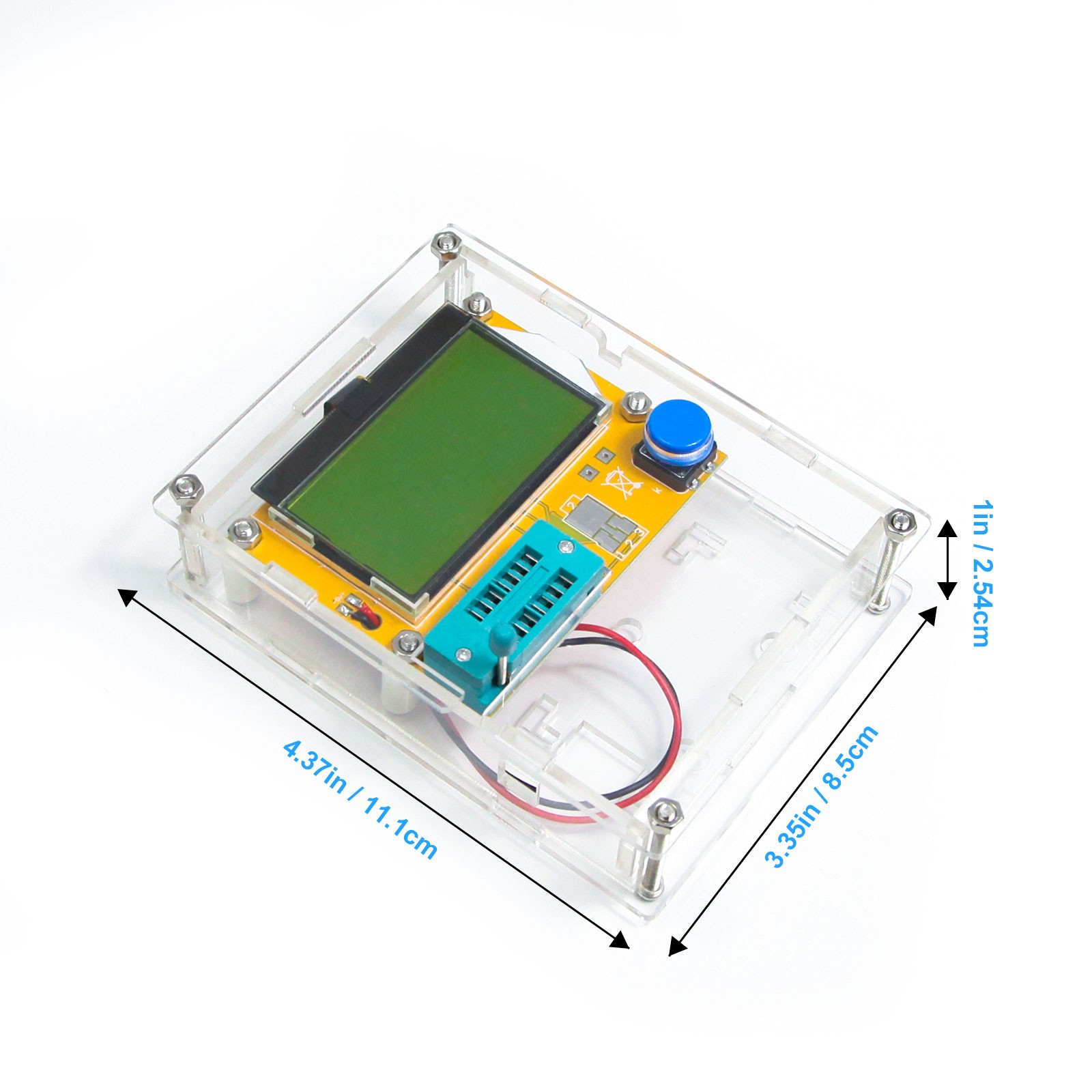 Digital LCD Component Tester Transistor Diode Capacitor Resistor Inductor Meter