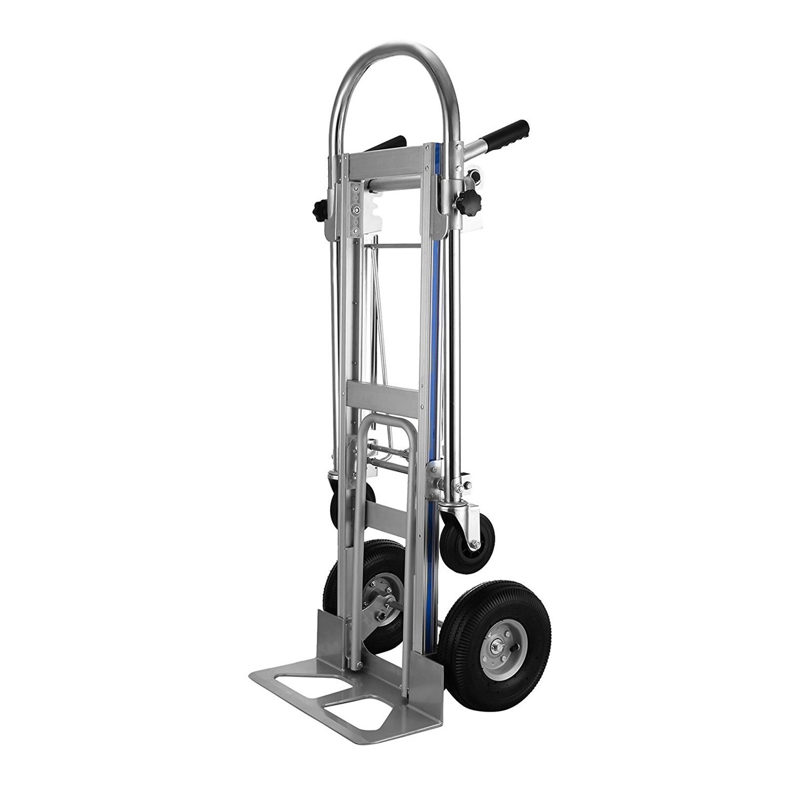Aluminum Convertible Hand Truck 4-in-1000 Lbs Heavy Duty Stair Climbing Cart