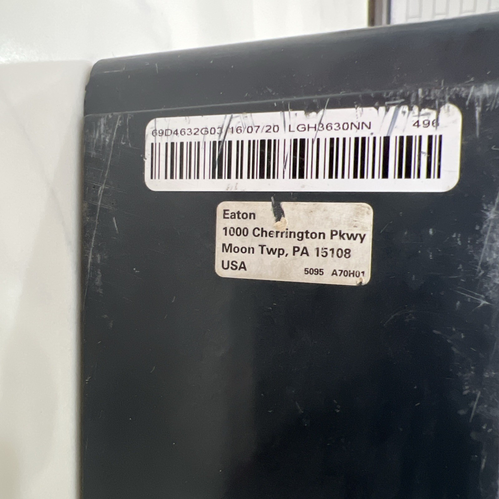 Eaton Circuit Breaker LGH3630NN 600 Amp 600Volt 3 pole W/Trip Unit
