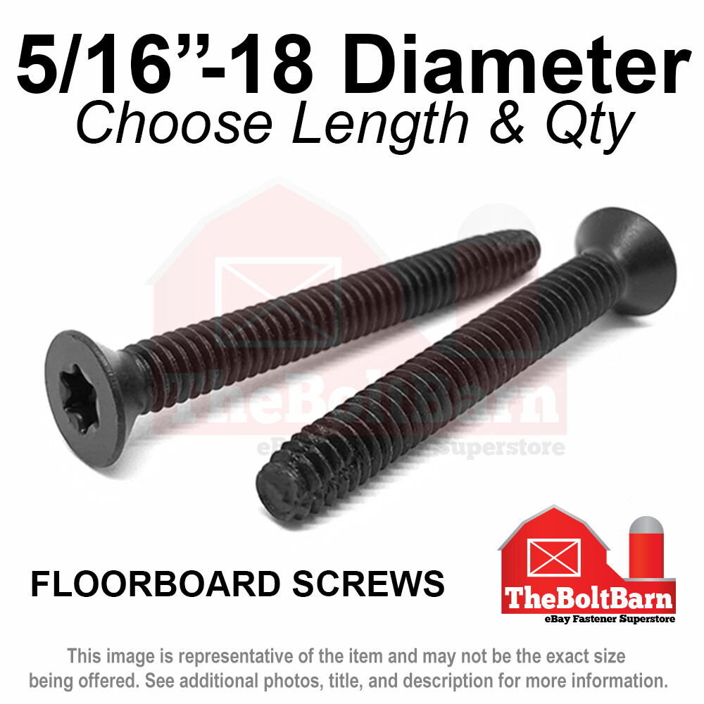5/16″-18 Trailer Floorboard Type F Deck Tapping Screws T40 (Pick Length & Qty)