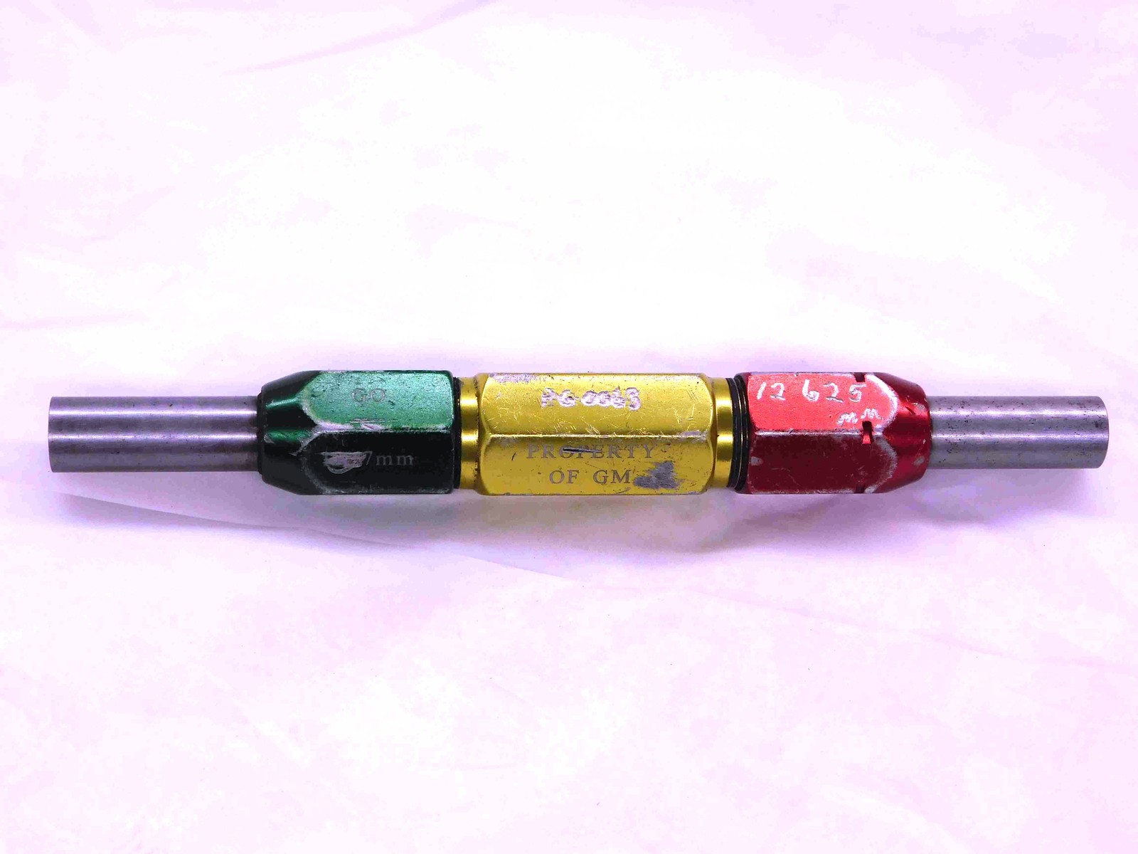 12.605 & 12.625 METRIC PIN PLUG GAGE GO NO GO 13.000 -.375 13 mm .4970 CHECK