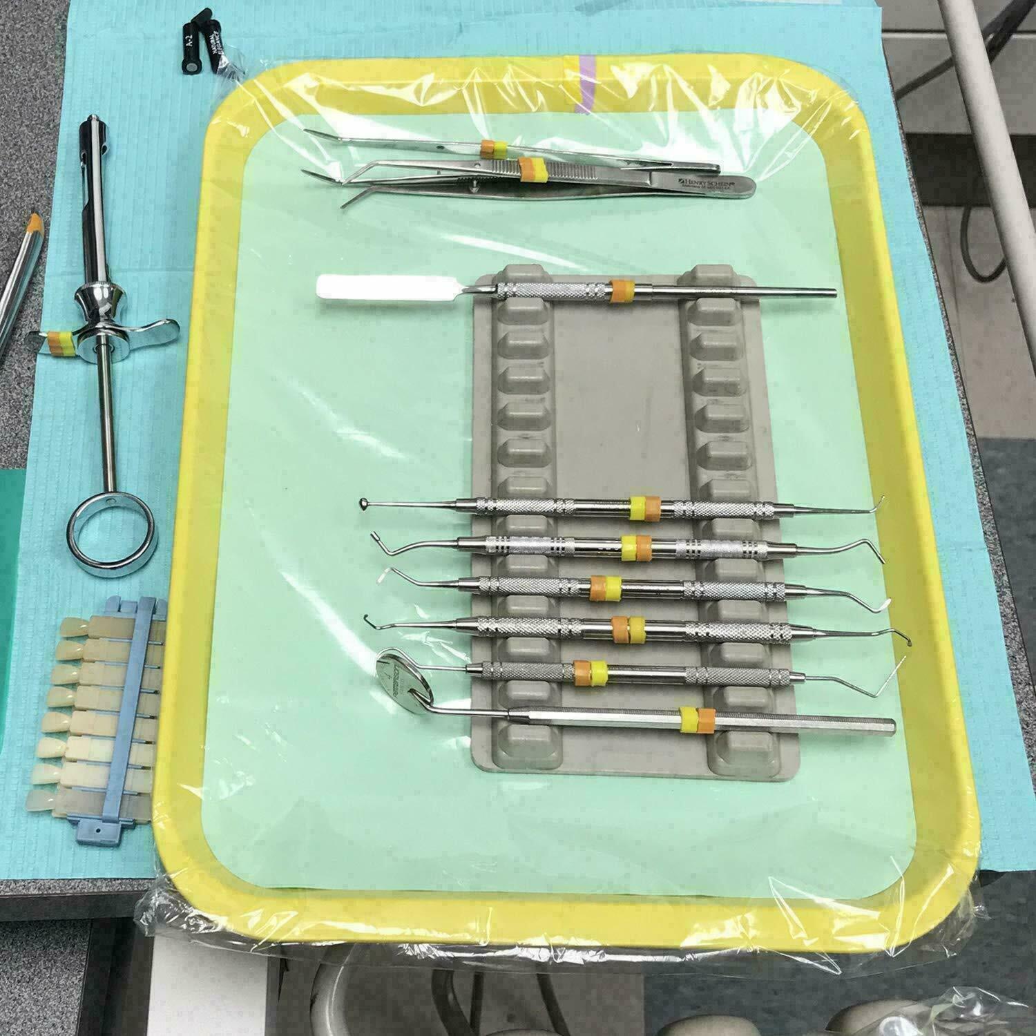 JMU up to 3000pcs Dental Disposable Plastic Tray Cover Sleeves Ritter B/E Tray