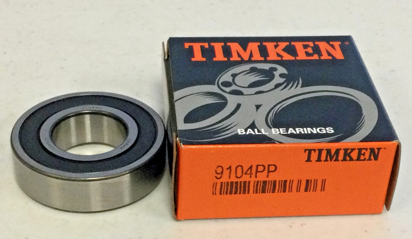 NEW, TIMKEN/FAFNIR 9104PP Z5 FS50000 RUBBER SEAL DEEP GROVE BEARING, FREE SHIP