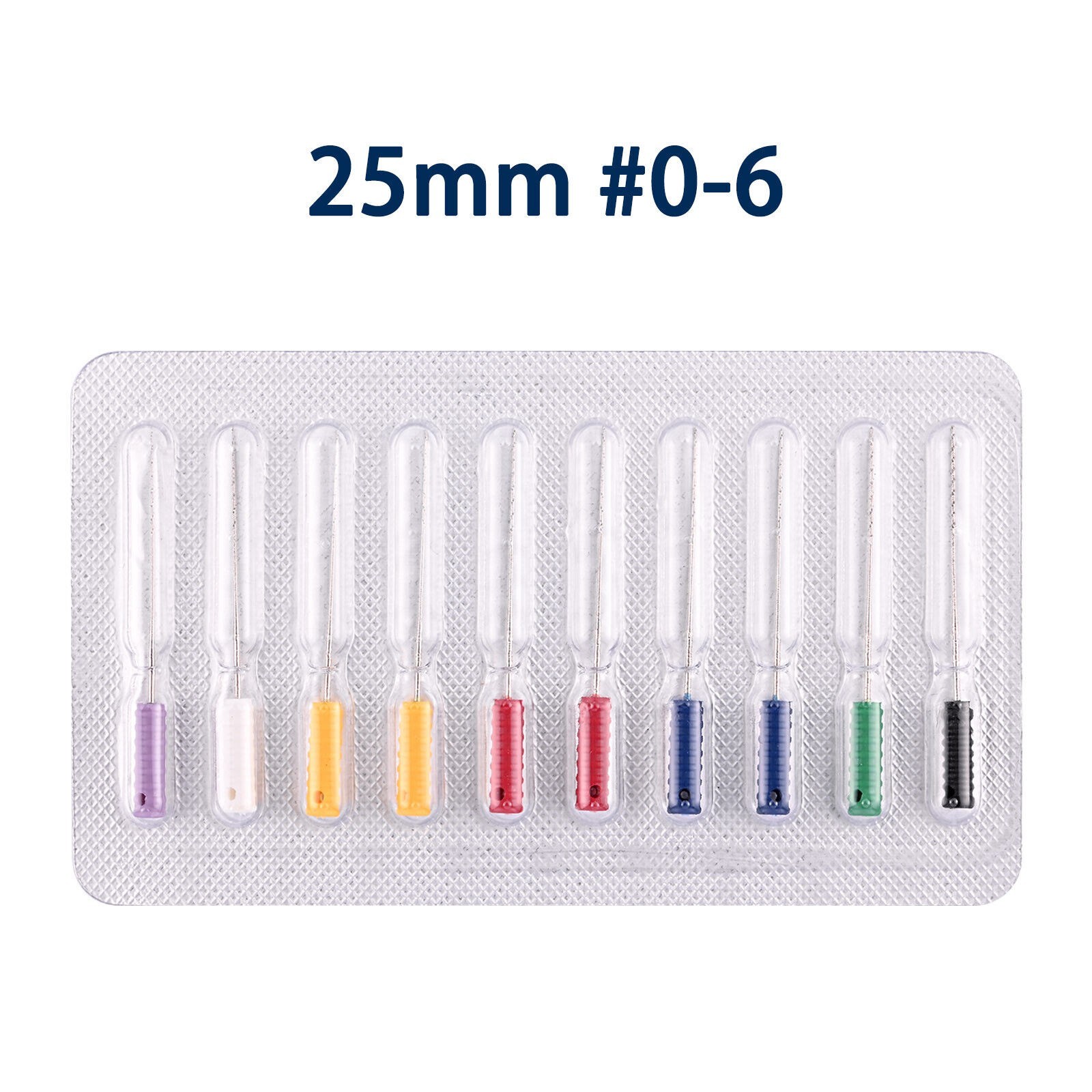 Dental Nerve Broach Barbed Broaches Endodontic Needles Root Canal Files 21/25mm