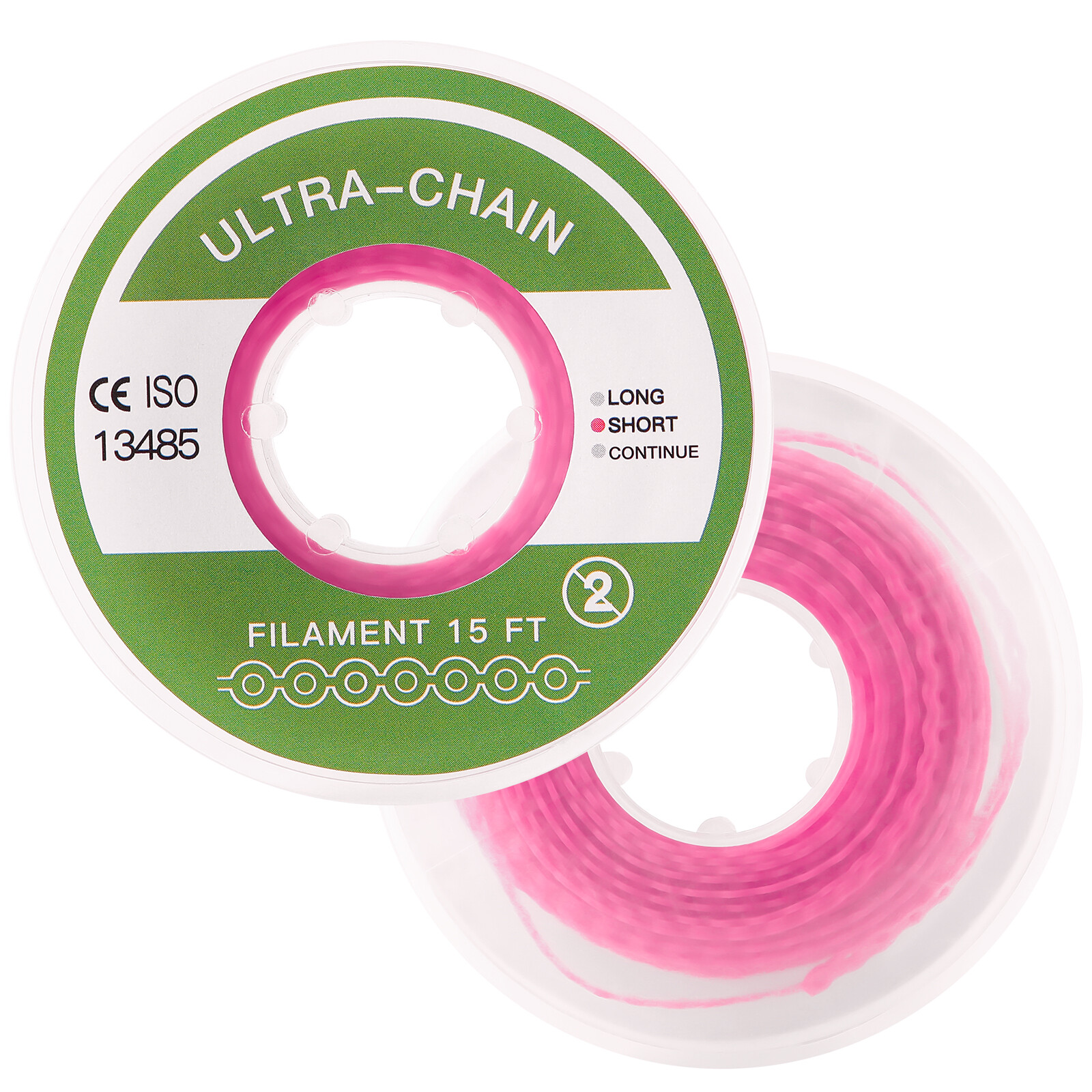 Dental Orthodontic Elastic Continue Power Chain 15ft/roll For Wire Brace