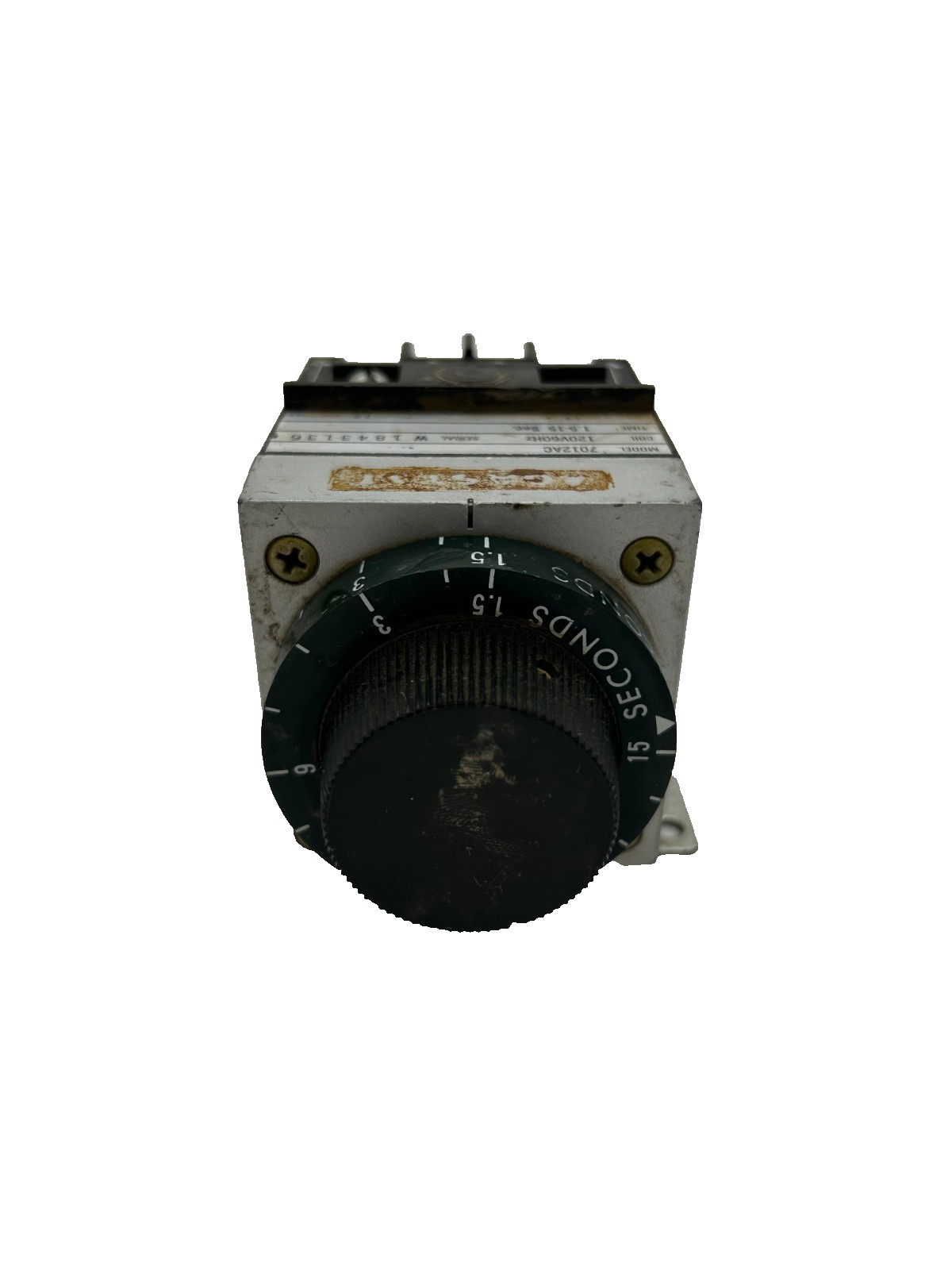 Agastat 7012AC Time Delay Relay 1.5-15 Sec 120V Coil 120V 60Hz