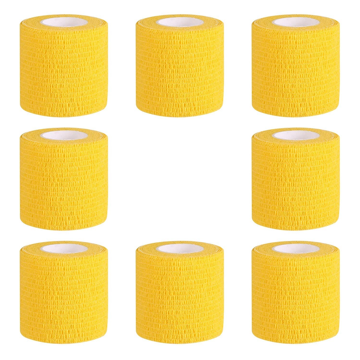 Bandage Wrap 8 Pack 2”x 5 Yards Self Adhesive Bandage Wrap Breathable Cohe