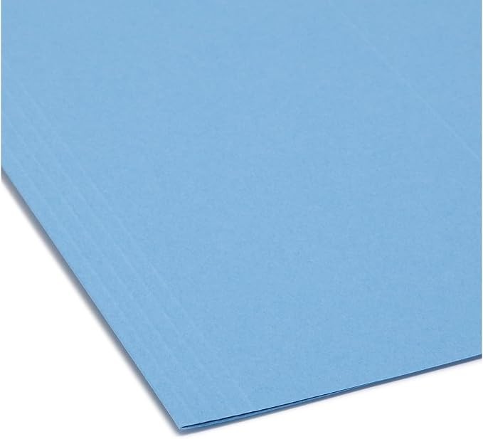 Smead Fastab Hanging File Folder 1/3-Cut Built-In Tab Legal Size Assorted 18