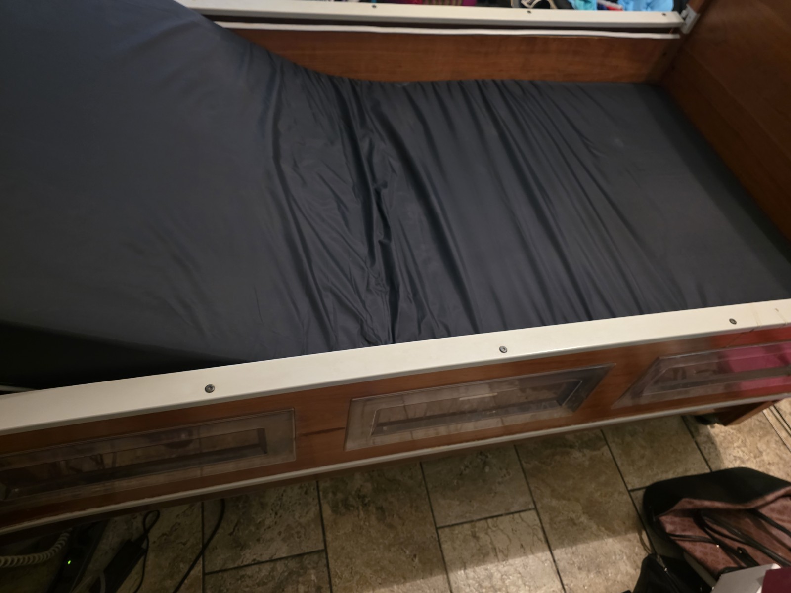 Sleep Safe Wood Homecare Bed with Side Panels Physical Rehabilitation Bed