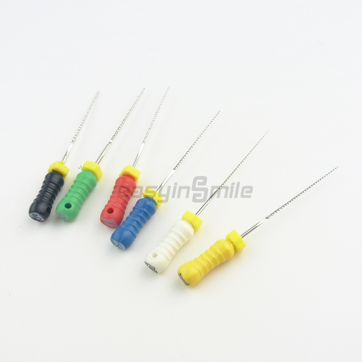 60pc Dental Endo K-files Root Canal File 25mm Hand Files Stainless Steel #6#8#10