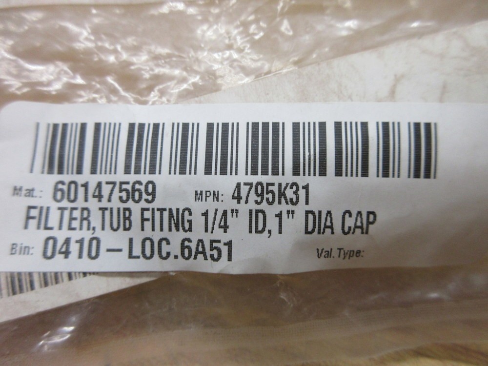 Balston DFU-BK Tube Fitting Filter 4795K31 (Pack of 2)