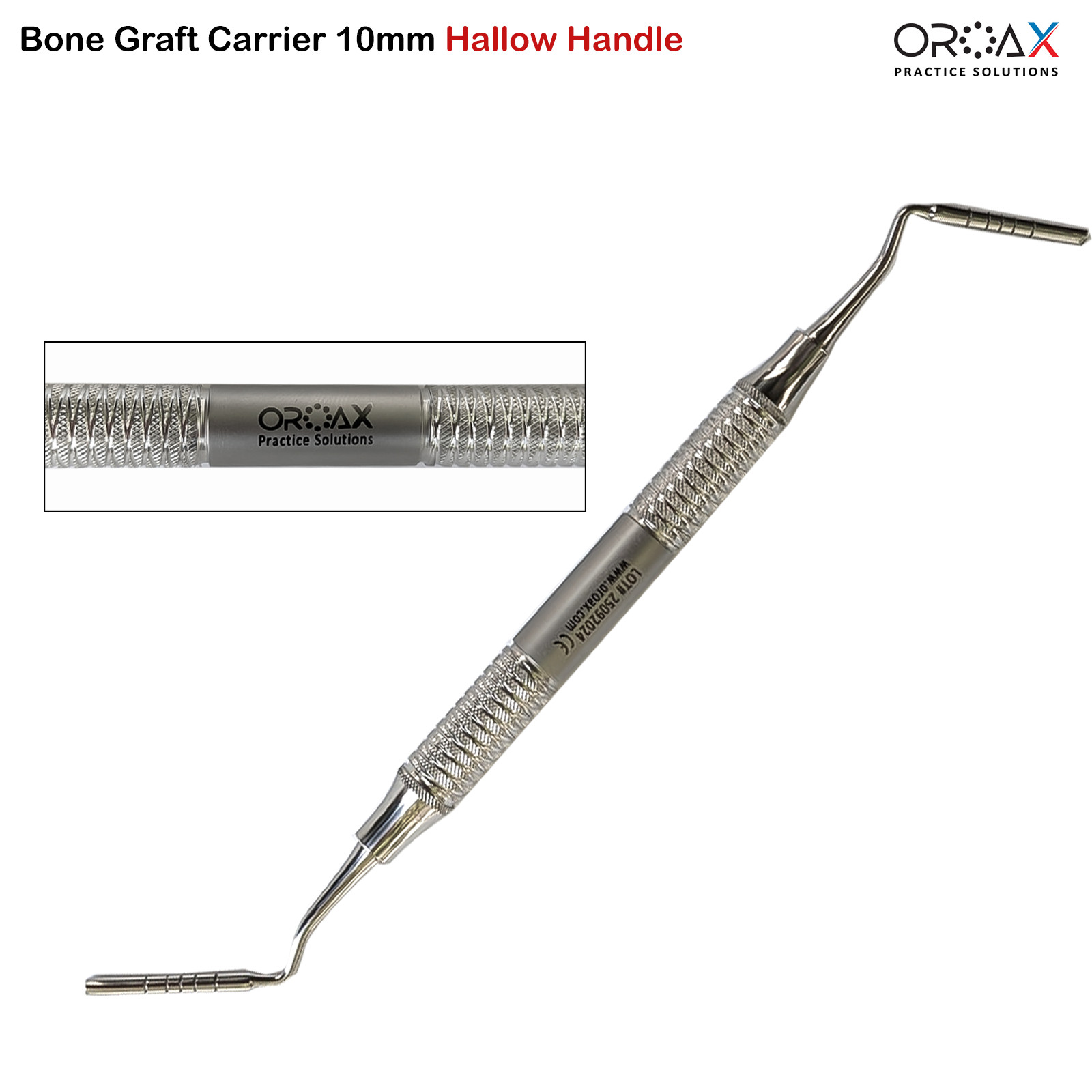 Dental Bone Graft Instrument Dual End Carrier & Packer Implant Surgery Plugger