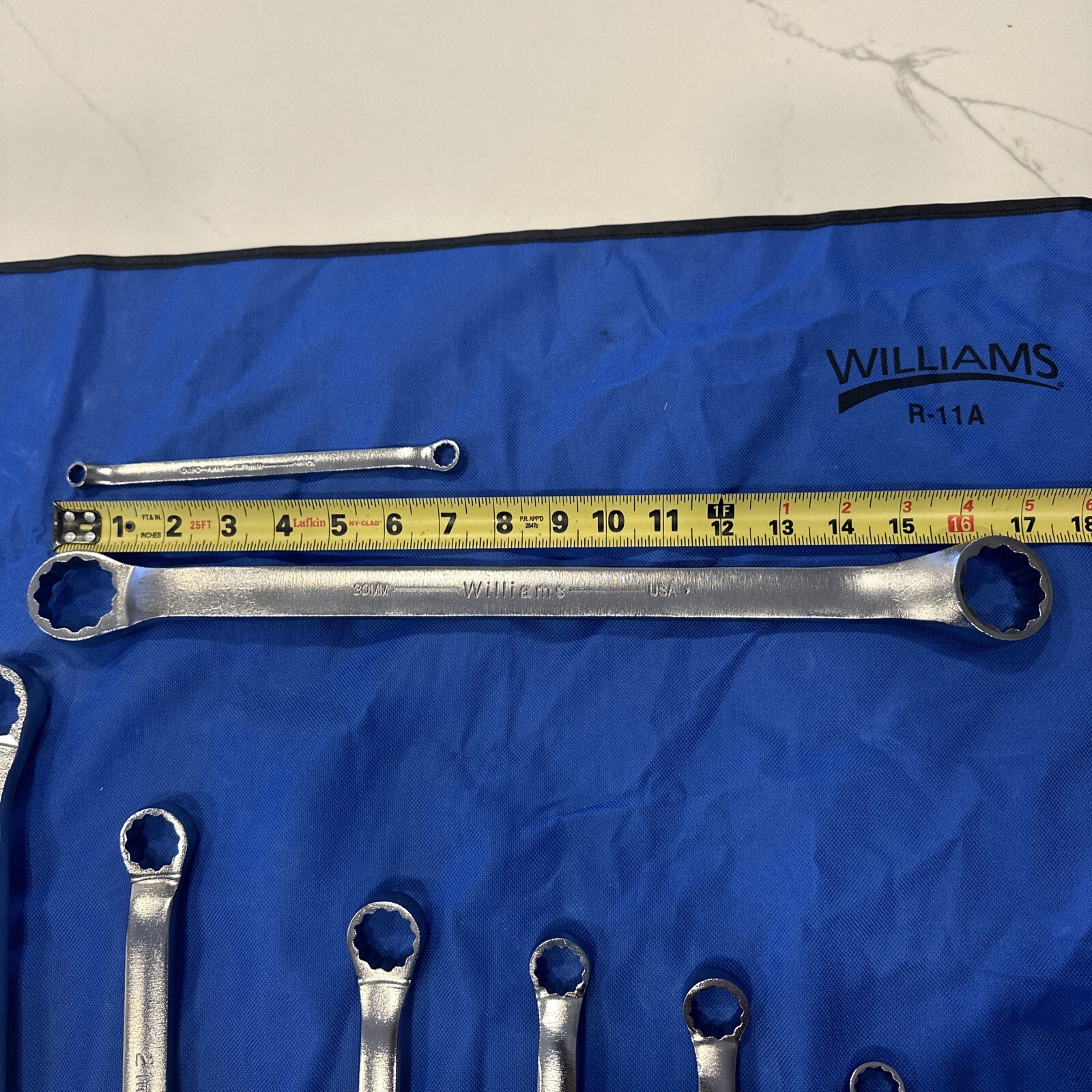 Williams USA 8-32mm 12 Point Double 10° Offset Box End Wrench Set 10pc MWS-BWM10