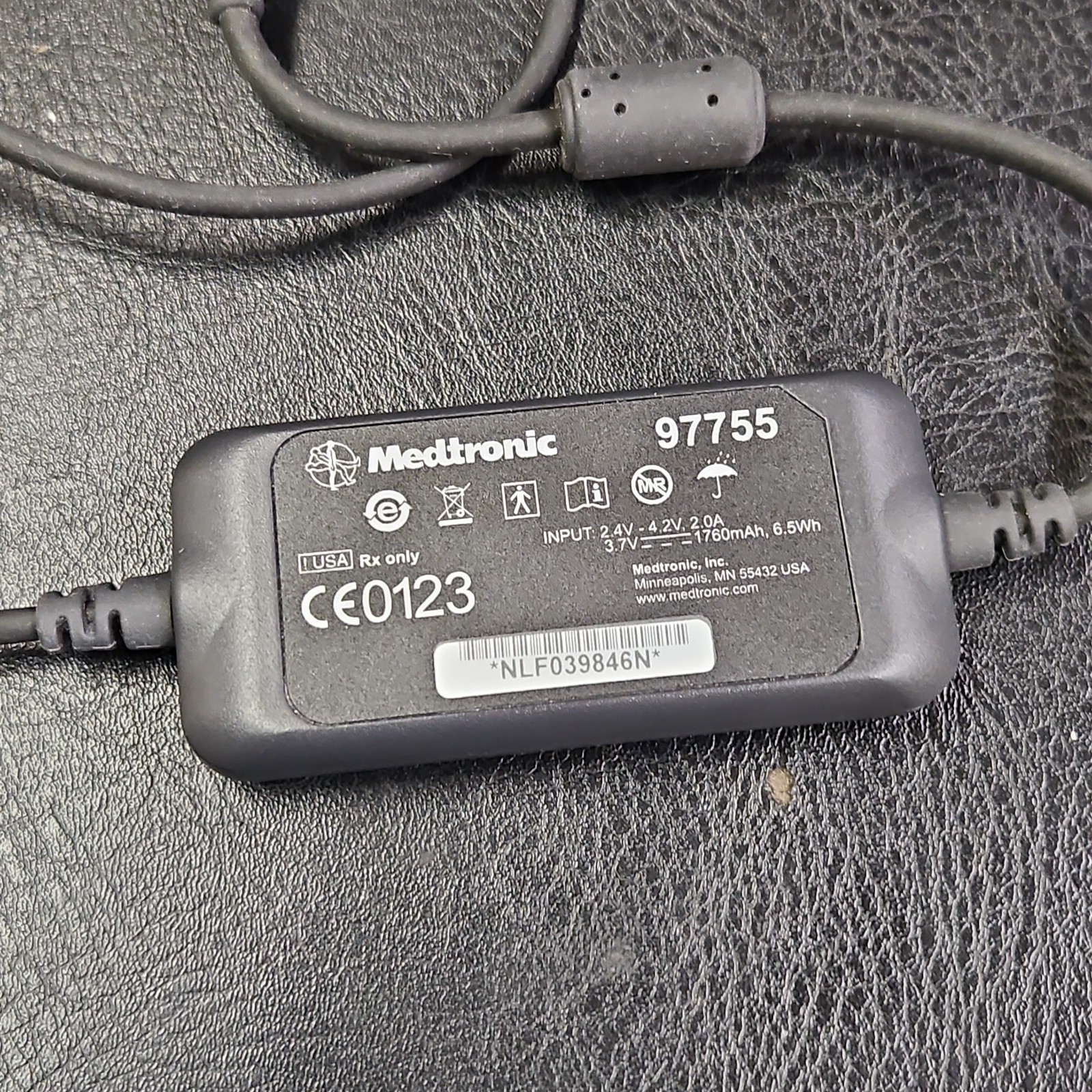 MEDTRONIC CONTROLLER 97745 and CHARGER MODEL 97745AC with CASE all instructions