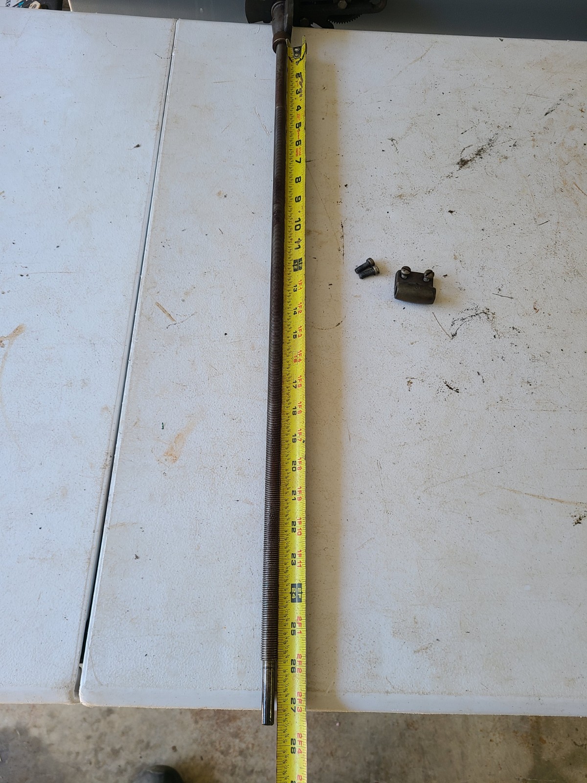 Atlas 618 6″ Lathe Lead Screw & Feed Gear Assembly L9-35x ??? See Details