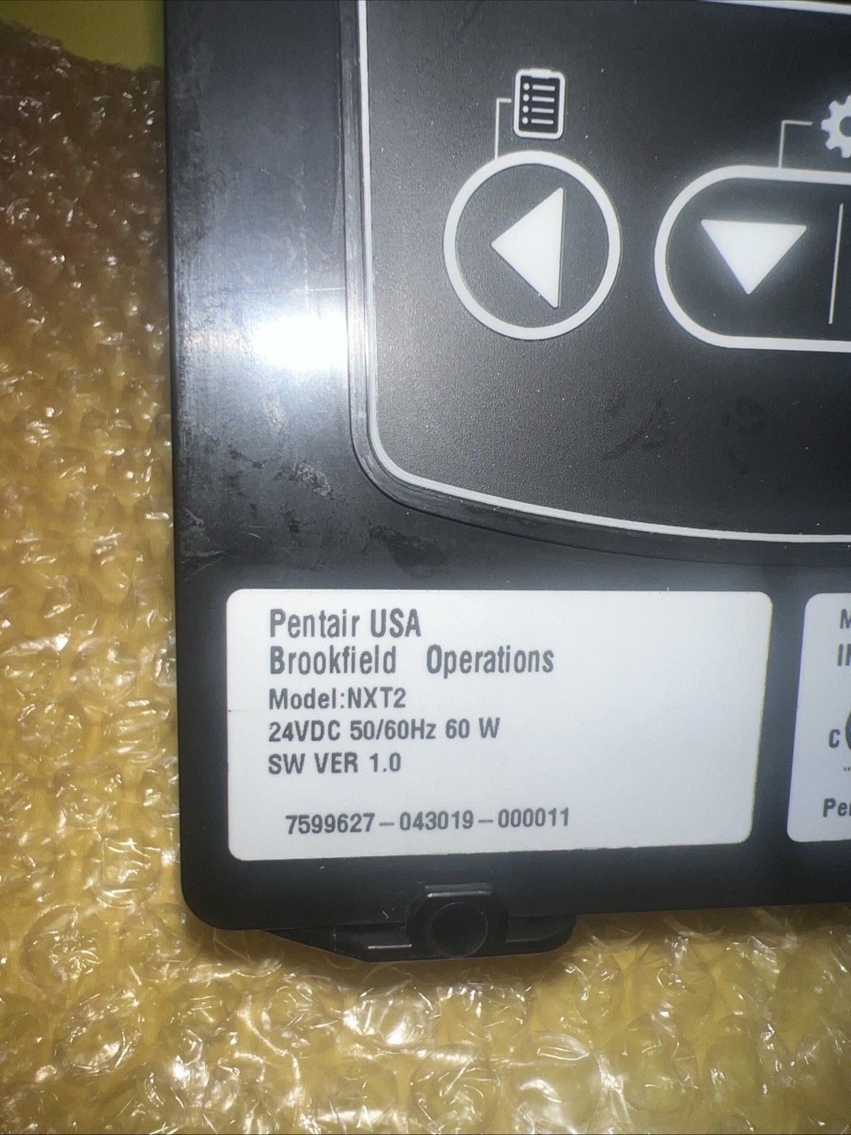 Pentair Fleck Model: 2750 NXT2 6060HzTimer Assy, PPN 62115, Rev D New/No Box