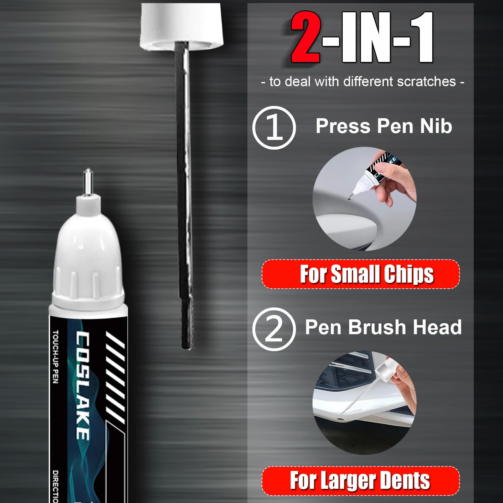 Car Touch Up Paint 12ml Lakeshore Blue Metallic (GXP/WA136H) for Chevrolet