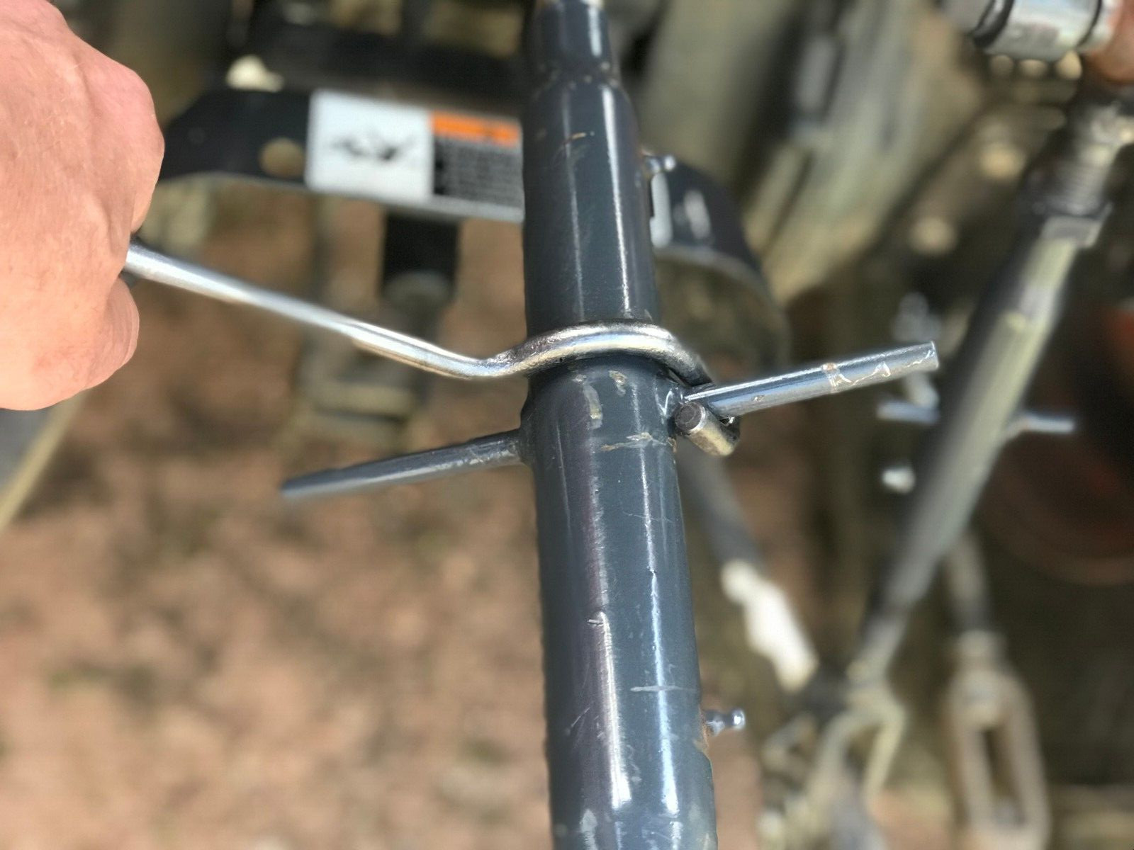 Top link/side link spanning wrench for tractors, Kubota and other, adjustment