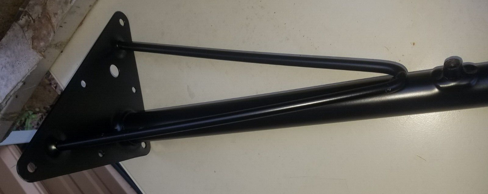 Set 4 Heavy Duty Adjustable Long Tapered Legs With Casters (+4 plates,40screws)