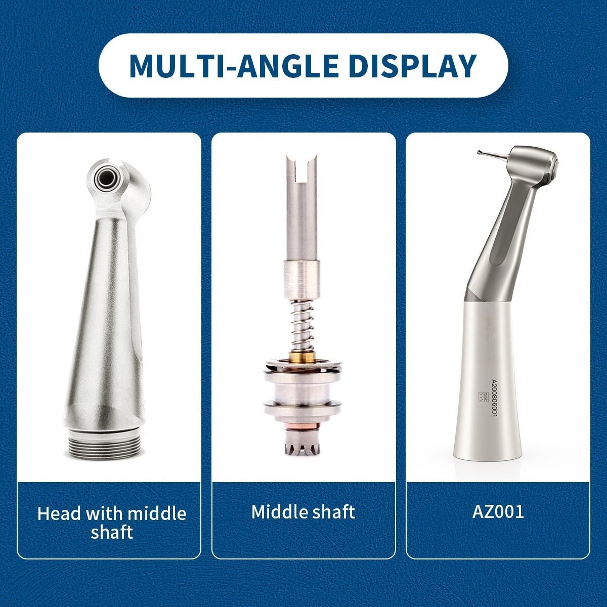 Dental NSK Style 1:1 Slow Low Speed Handpiece Contra Angle Push Button E-Type