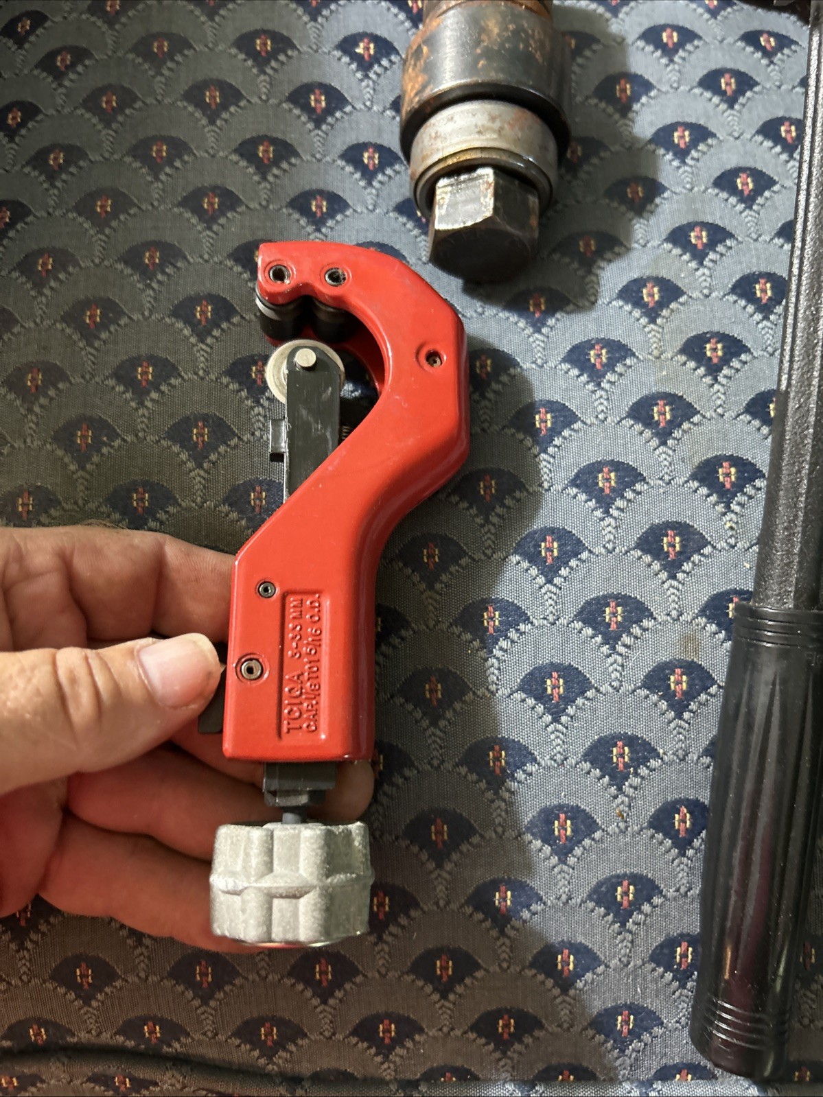 Ridgid Model #406 Cat # 36097 3/8” Conduit Bender + Reed Pipe Cutter + Greenlee