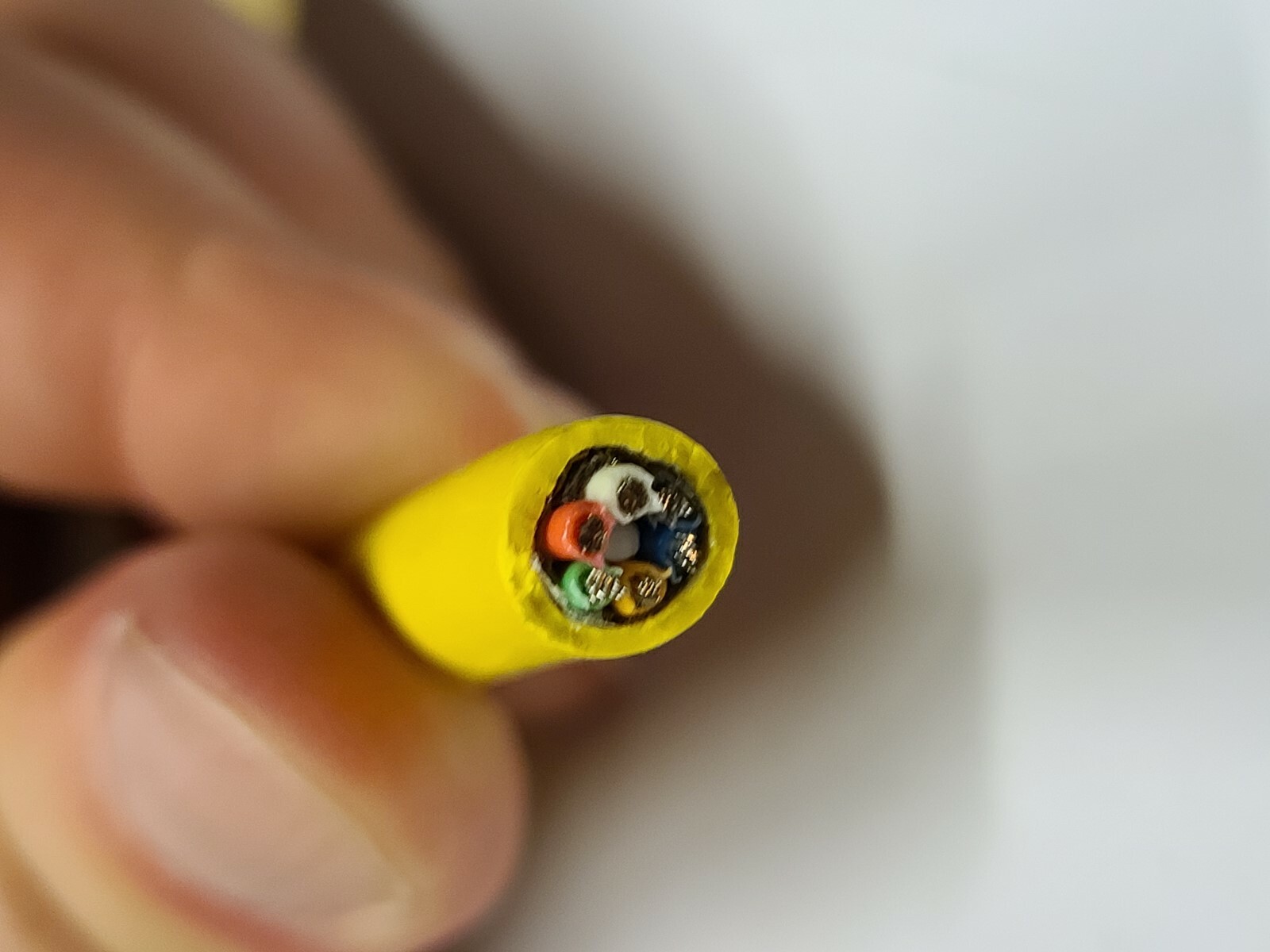 TPC 61406 18/6C Trex-Onics Braid-Shielded Continuous Flex 600V Cable Yellow/10ft