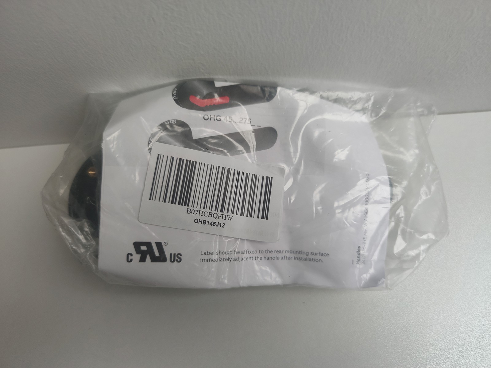 ABB OHB145J12 Disconnect Switch Handle 12mm Shaft Dia. 145mm Handle Length