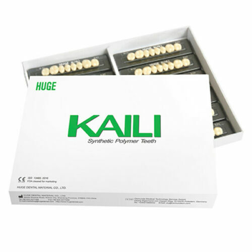HUGE KAILI Synthetic Polymer False Teeth Lower Posterior SZ32 Full Box 12 sheets