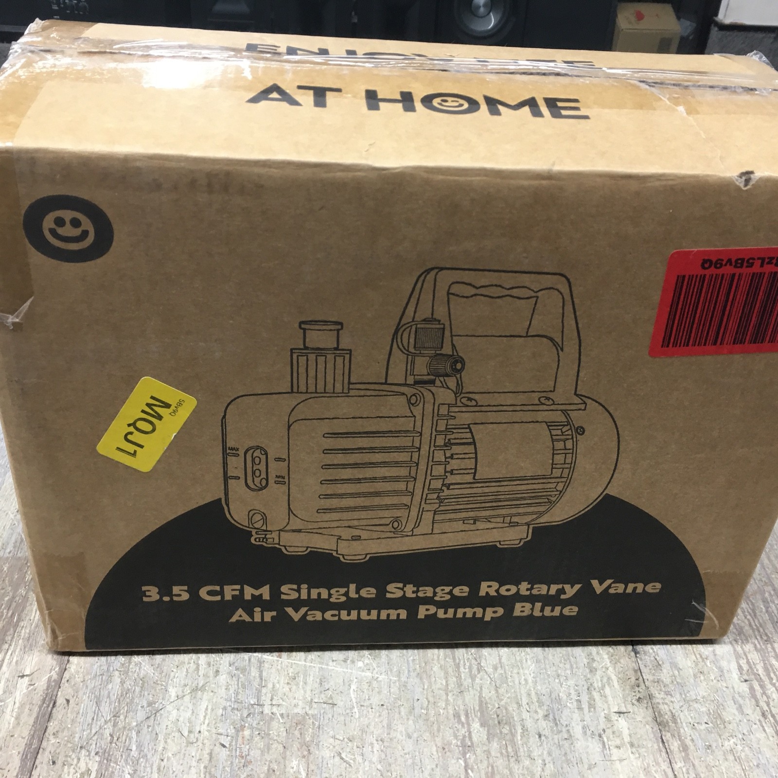 VIVOHOME 110V 1/4 HP 3.5 CFM Single Stage Rotary Vane Air Vacuum Pump VP125