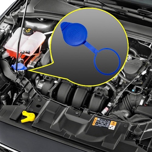 Windshield Washer Fluid Reservoir Cap Compatible with 2012 – 2022 E-Transit Tran