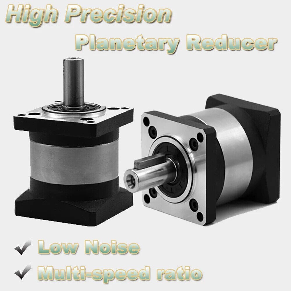Nema23 Planetary Gearbox Reducer 8mm input 57 Motor kit speed Ratio 4:1-100:1