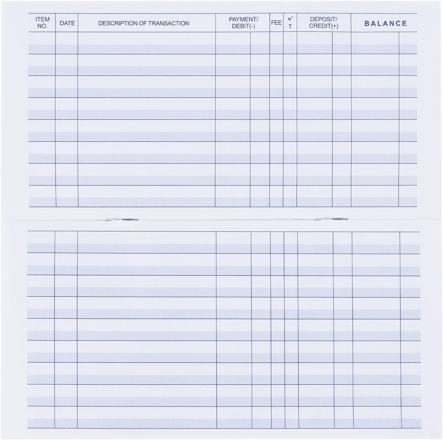 20 Pack Checkbook Register, Check Registers for Personal, Blank Ledger Transa…