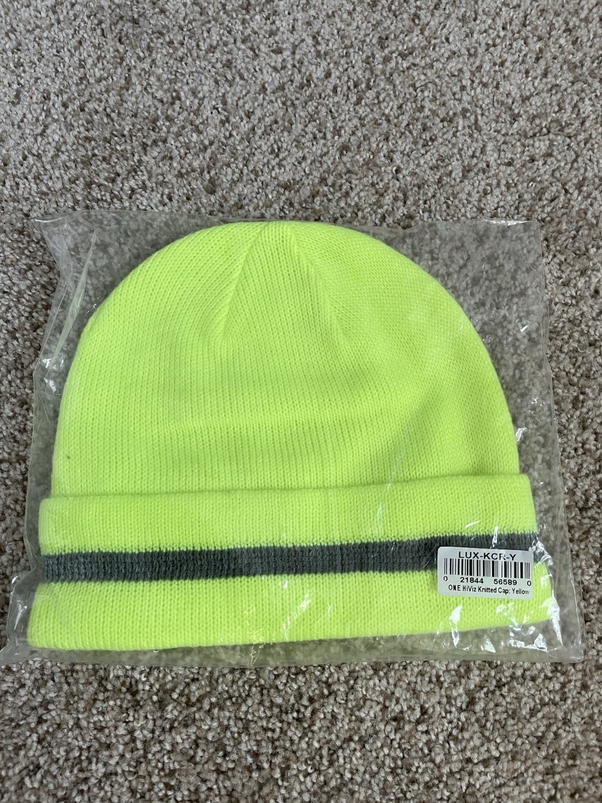 Safety, Yellow Beanie, Or Safety Brand New In Package Never Worn