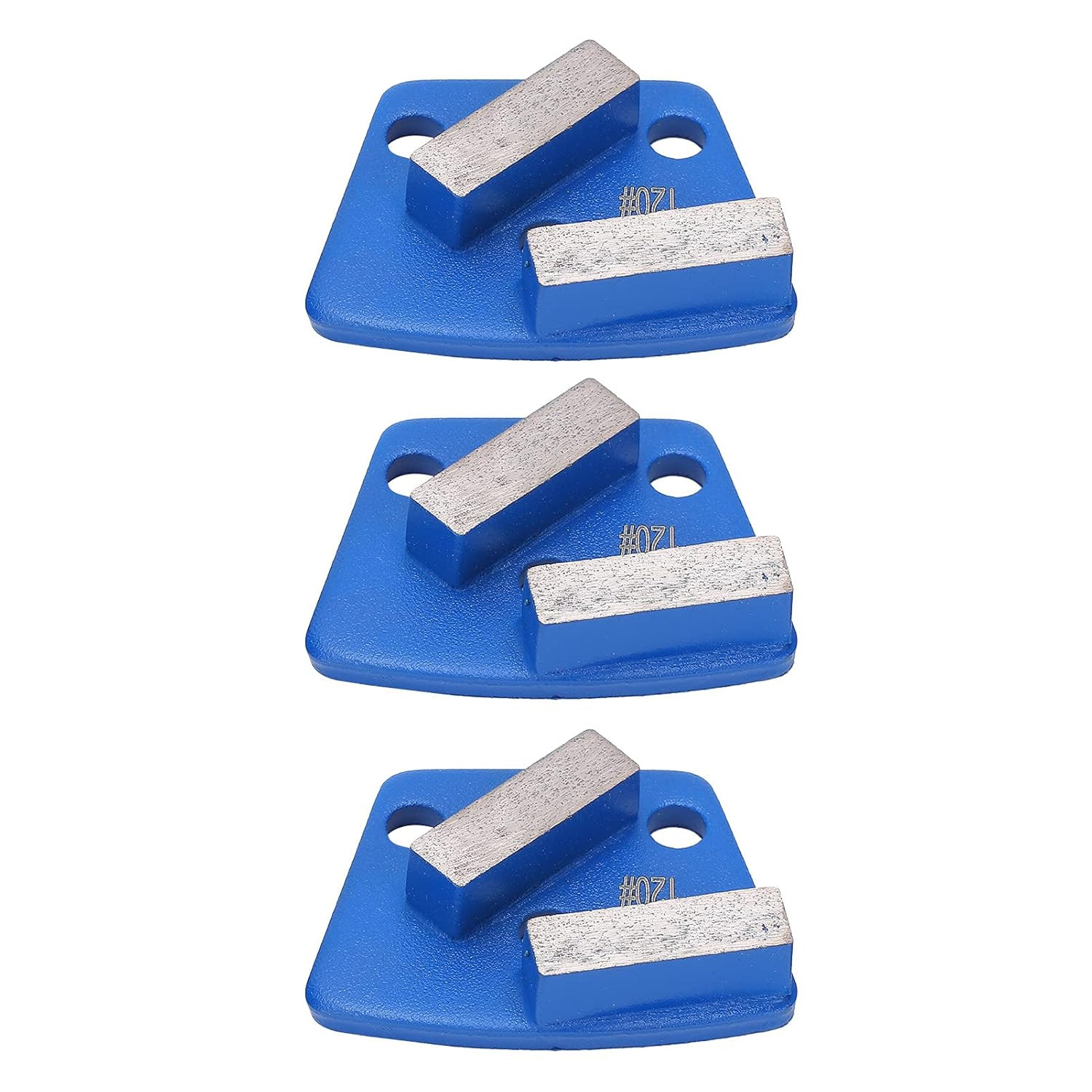 3Pcs Trapezoid Grinding Shoes for Concrete Paint Floor, Floor Grinding Discs, Me