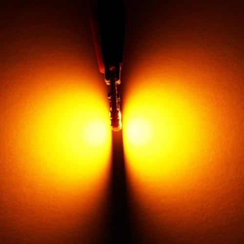 12V T10 168 194 Amber Yellow LED Bulbs, Super Bright 8-SMD 2835 Wedge Lights for