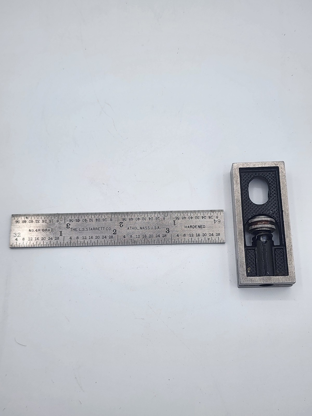 Vintage L.S. Starrett 4R 4″ Metal Machinist Square