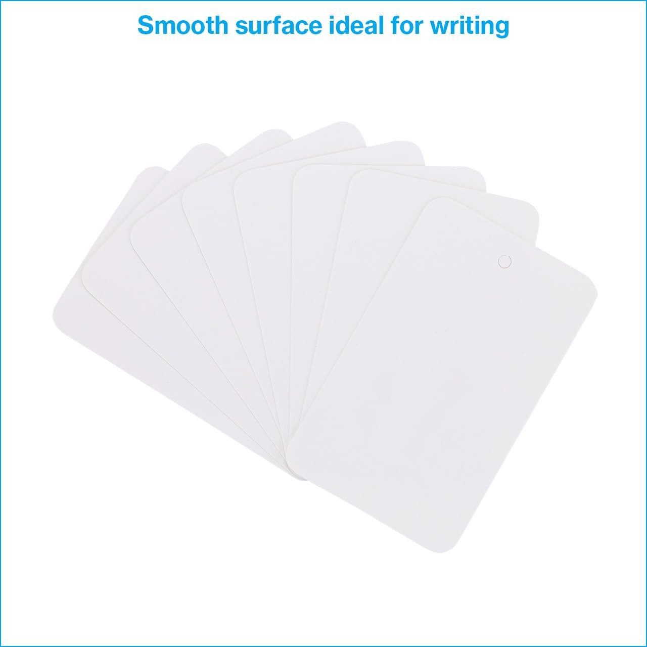 SSWBasics Large Unstrung White Non-Perforated Blank 1-3/4″W x 2-7/8″H,