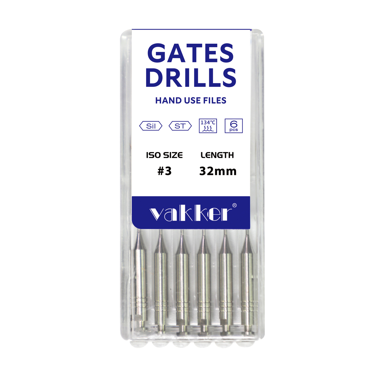 Vakker Dental Gates Glidden Drills Peeso Reamers Drills Hand Use Endo Files