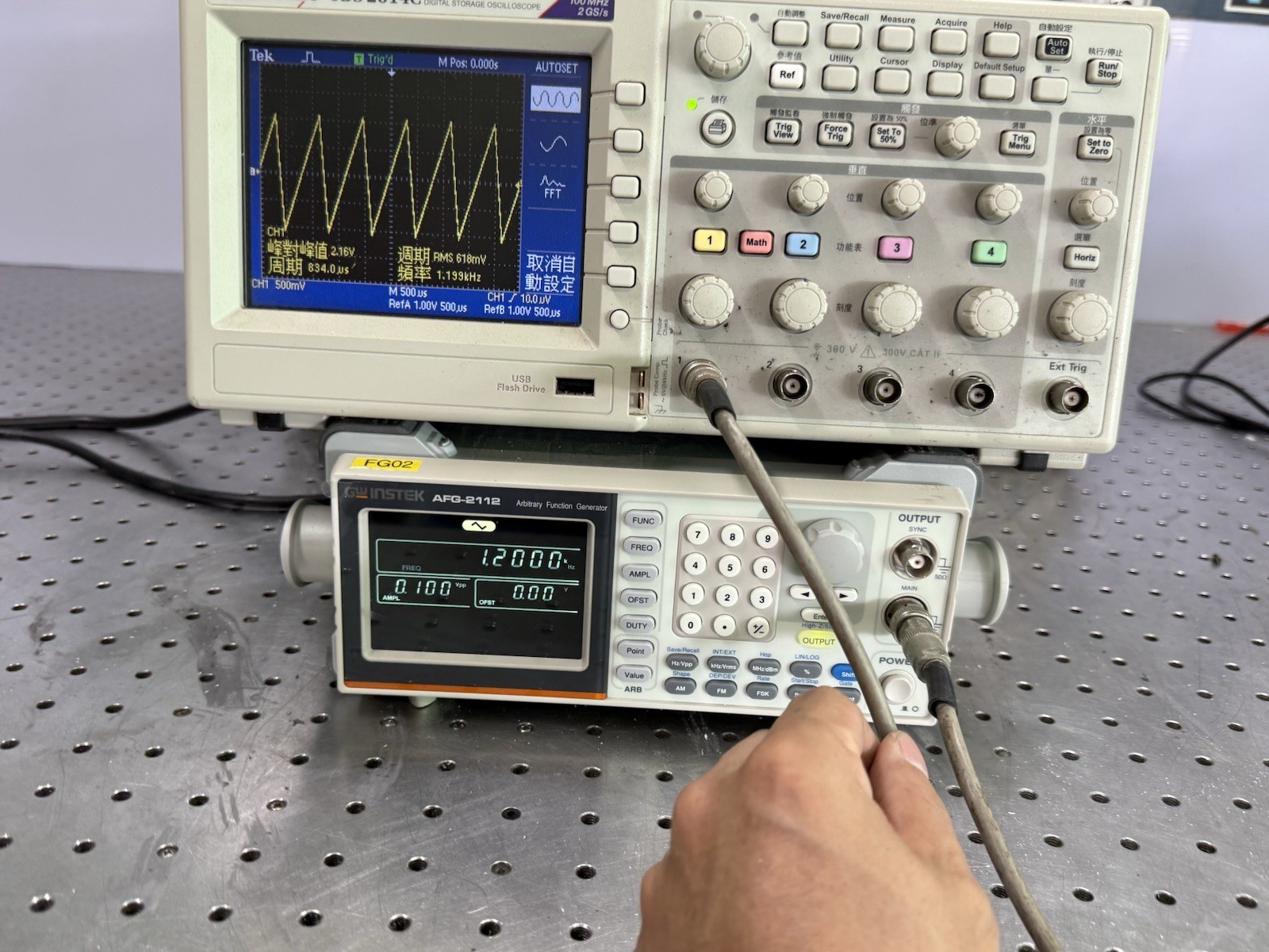 GW Instek AFG-2112 Arbitrary Function Generator Tested Output AS-IS