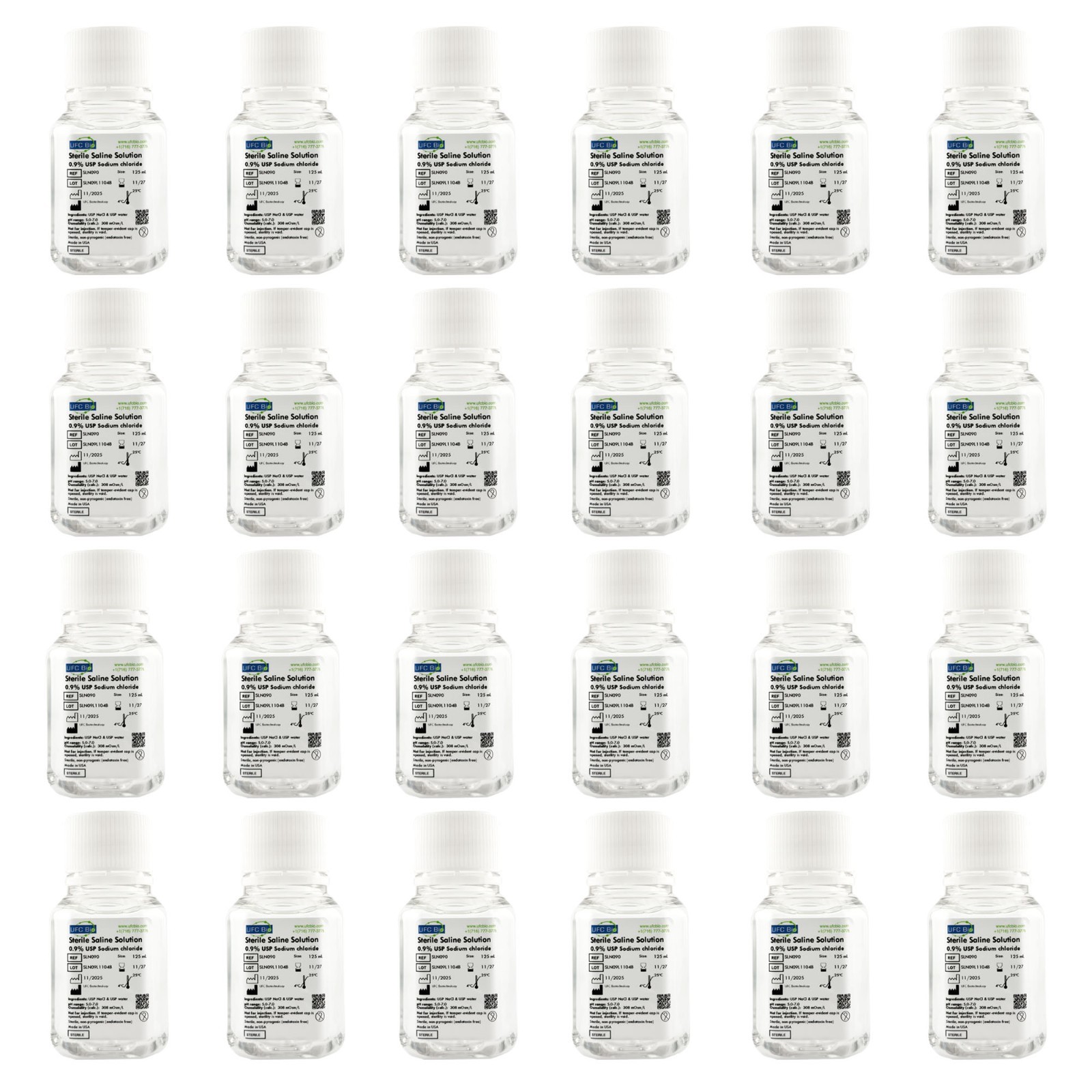 0.9% Normal Saline Solution – Sterile – 125mL