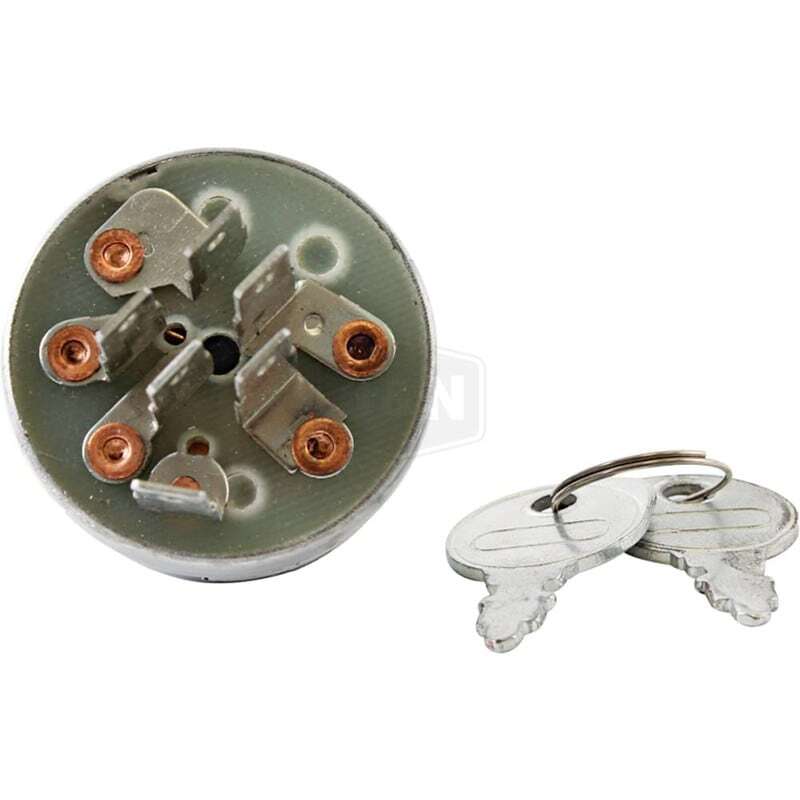 Ignition Switch for Toro & Exmark – 3 Positions, 6 Terminals, Momentary