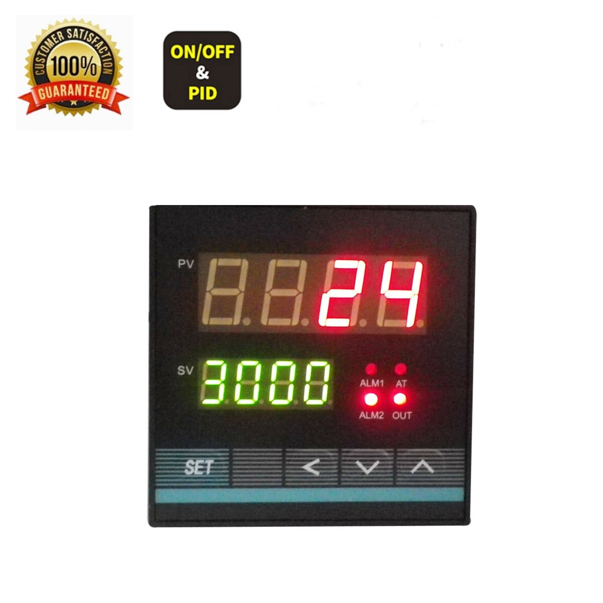 Universal Input PID Temperature Controller with SSR Output & 2 Alarms ( ℃/℉ )