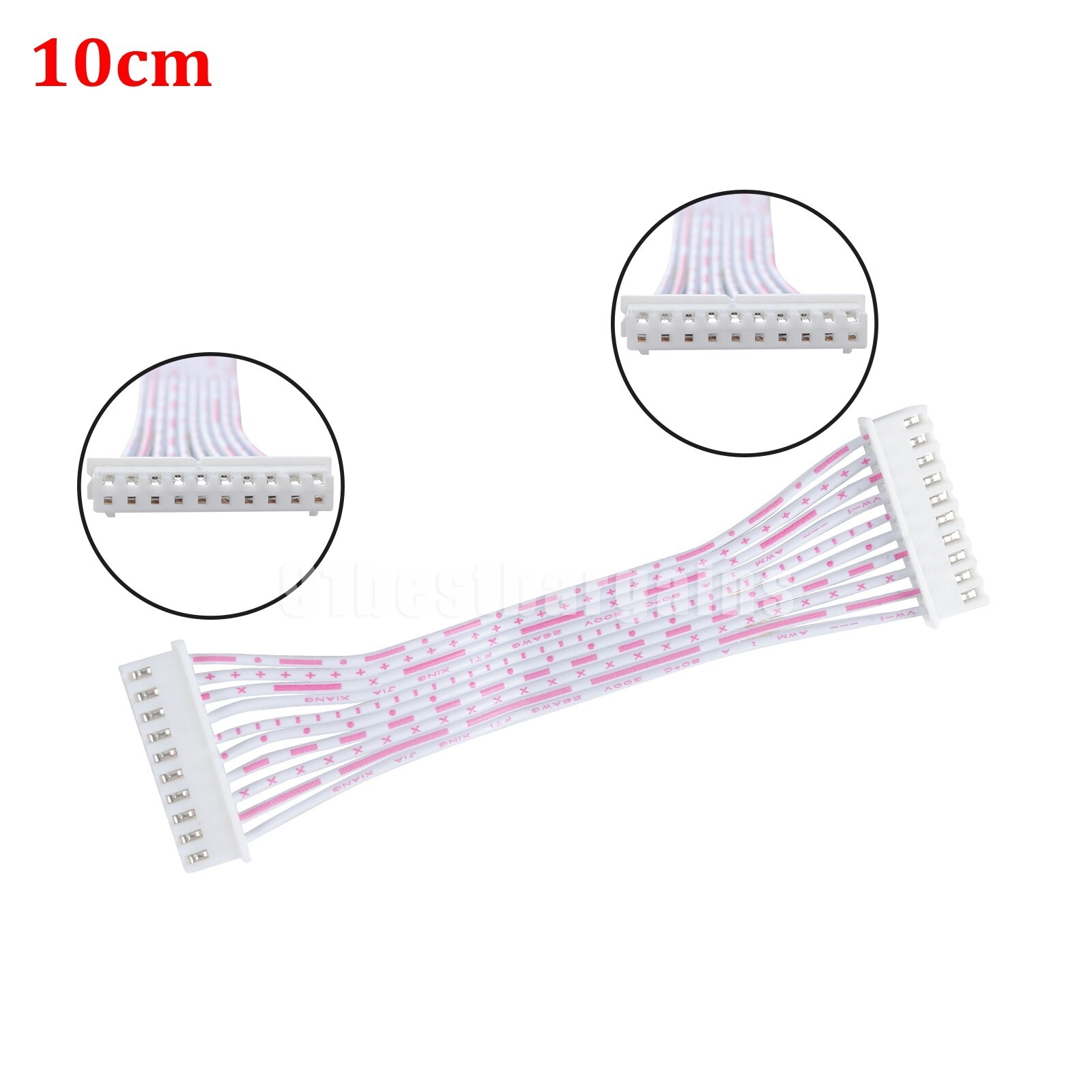 JST-XH2.54mm Pitch Female to Female Connector Cable Wire 10pin 10cm 20cm 30cm