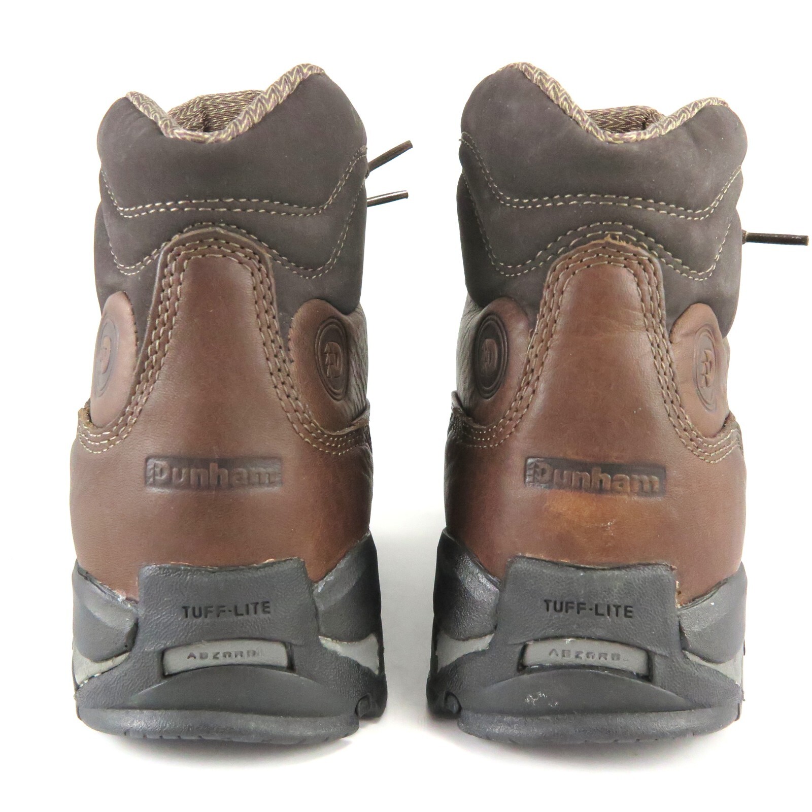 Dunham TUFF-LITE Soft-Toe Work Boots Mens Size 8.5D Brown Leather Oil-Resistant