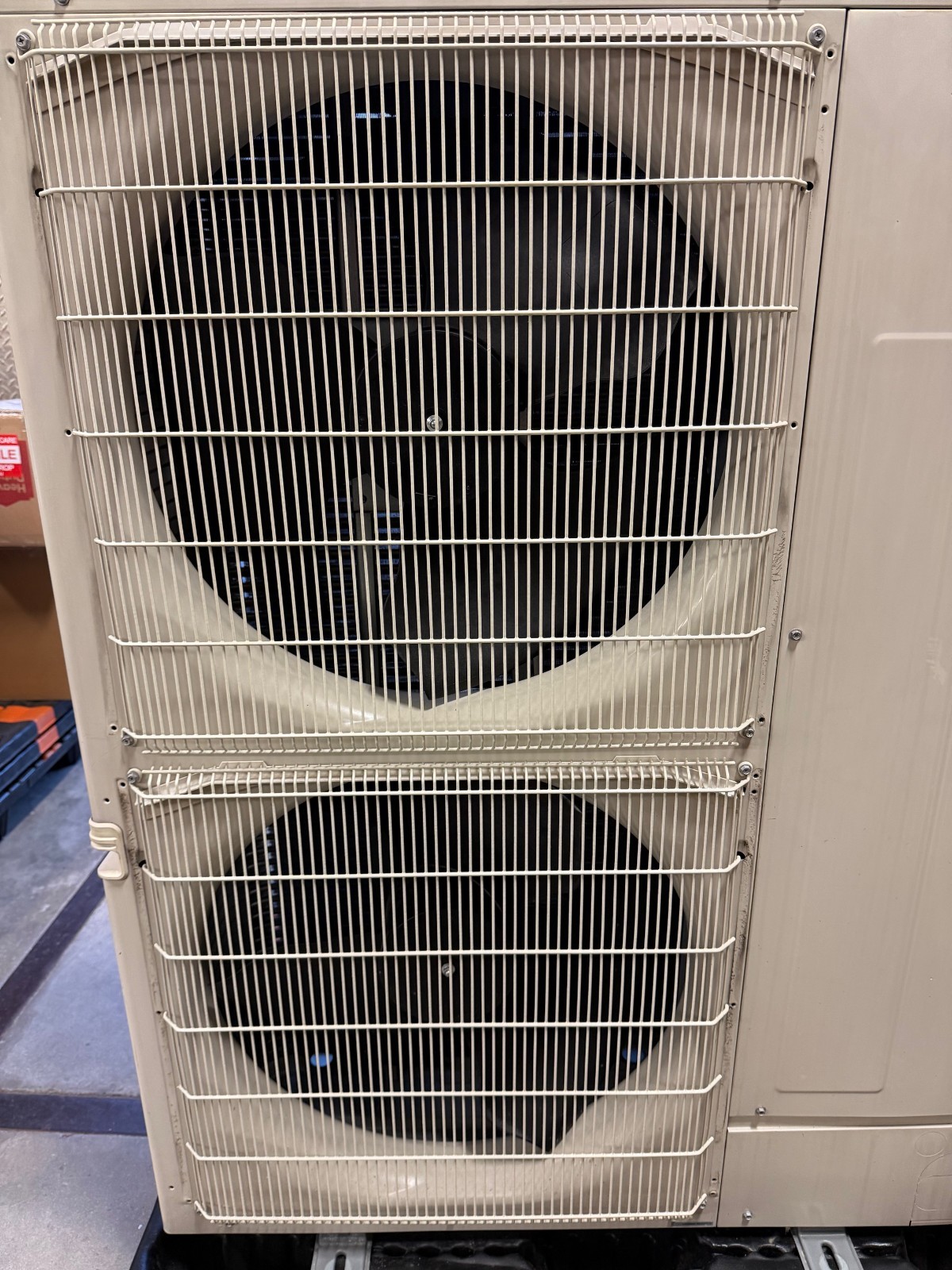 Mitsubishi PUY-A42NKA7 Condensing Unit with 2 PCA-A42KA7 split-system heat pumps