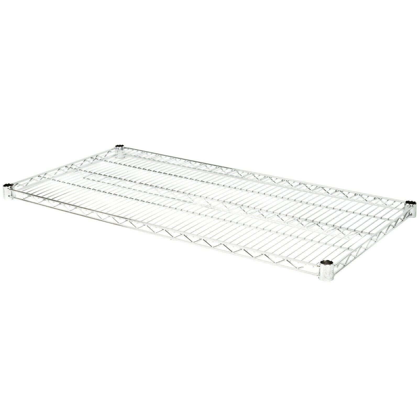 “ANY SIZE” SINGLE Chrome Wire Metal Shelf for Shelving Unit Rack Vented New
