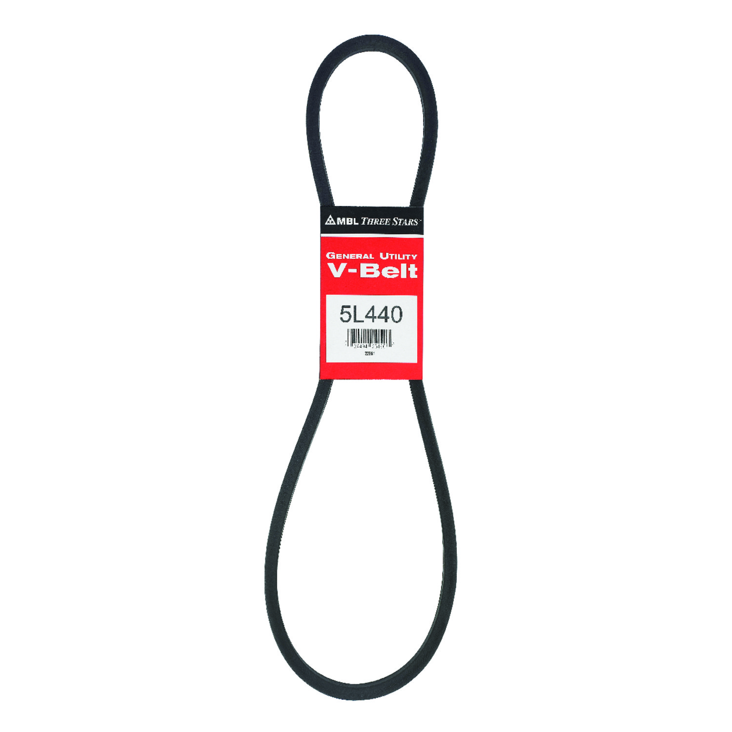 Mitsuboshi FHP 5L440 All Utility V-Belt 0.63in. W X 44in. L /Fractional Motors