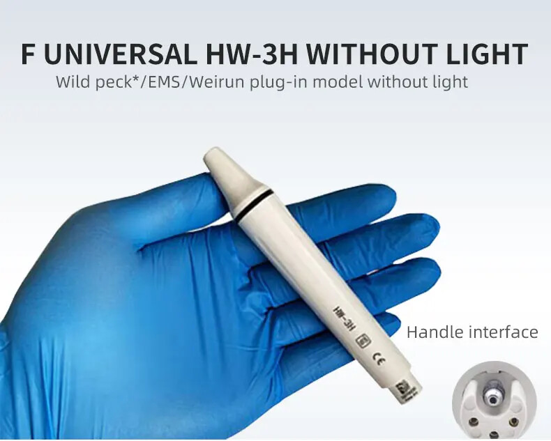 Dental Cleaning Machine Handle HW-5L Woodpecker With Light HW-3H Universal Adapt